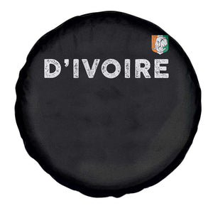 Côte D Ivoire Spare Tire Cover Ivory Coast Crest Football Elephant Family Matching