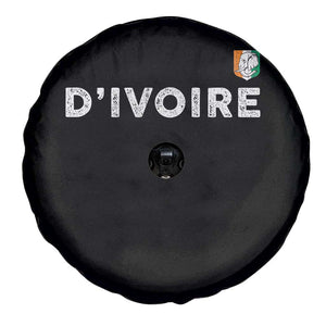 Côte D Ivoire Spare Tire Cover Ivory Coast Crest Football Elephant Family Matching