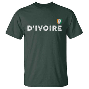 Côte D Ivoire T Shirt Ivory Coast Crest Football Elephant Family Matching
