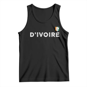 Côte D Ivoire Tank Top Ivory Coast Crest Football Elephant Family Matching