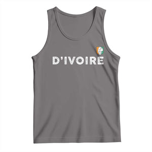 Côte D Ivoire Tank Top Ivory Coast Crest Football Elephant Family Matching