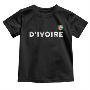 Côte D Ivoire Toddler T Shirt Ivory Coast Crest Football Elephant Family Matching