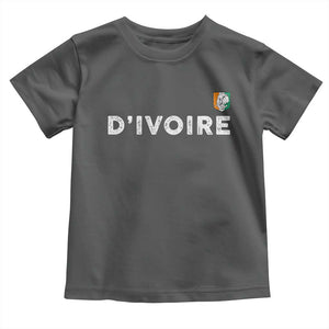Côte D Ivoire Toddler T Shirt Ivory Coast Crest Football Elephant Family Matching