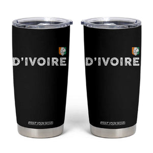 Côte D Ivoire Tumbler Cup Ivory Coast Crest Football Elephant Family Matching