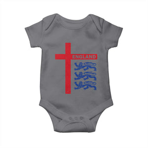 England Football St George Cross Three Lions Emblem Baby Onesie