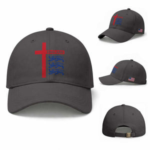 England Football St George Cross Three Lions Emblem Baseball Cap