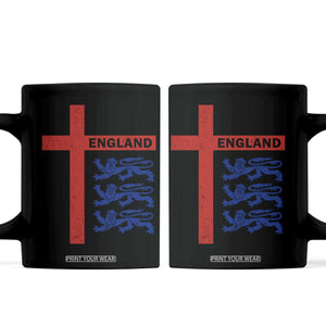 England Football St George Cross Three Lions Emblem Coffee Mug