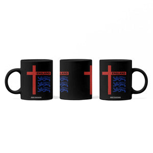 England Football St George Cross Three Lions Emblem Coffee Mug