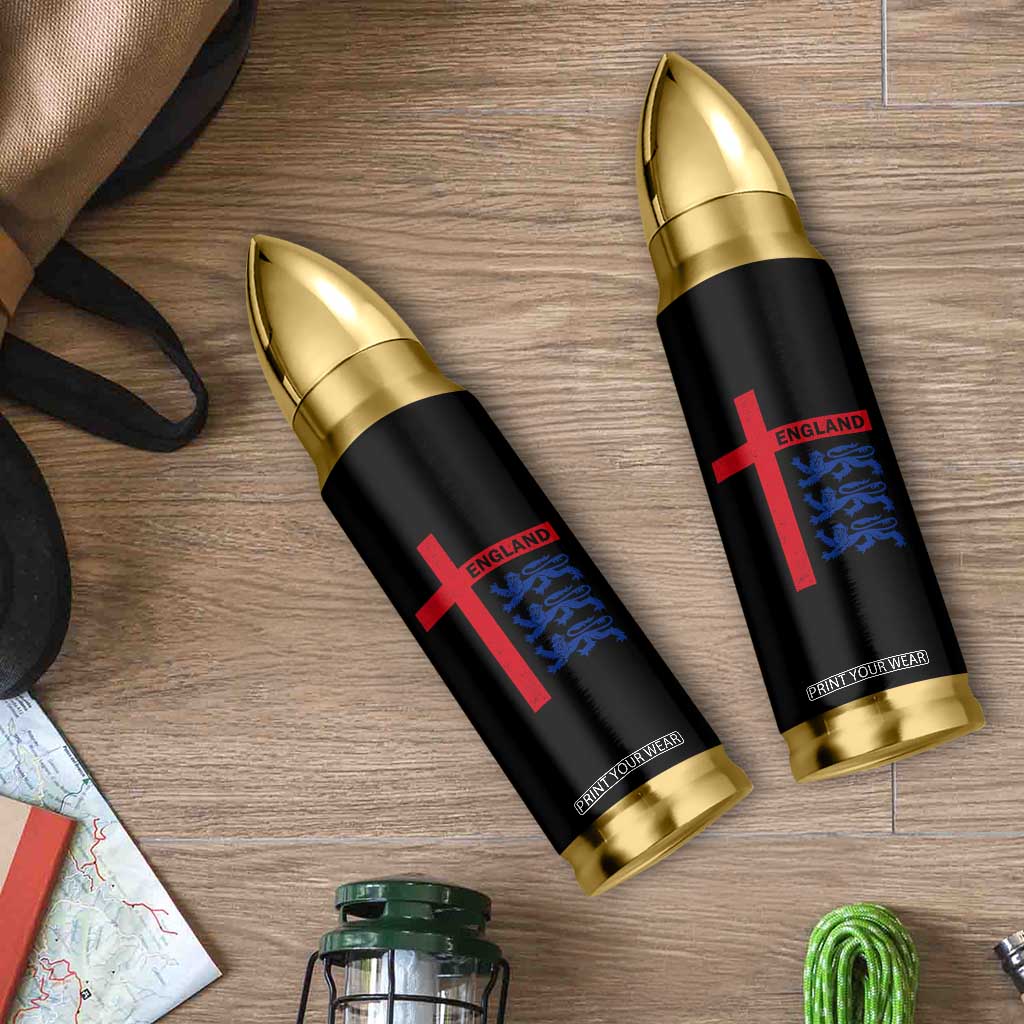 England Football St George Cross Three Lions Emblem Bullet Tumbler