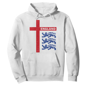 England Football St George Cross Three Lions Emblem Hoodie