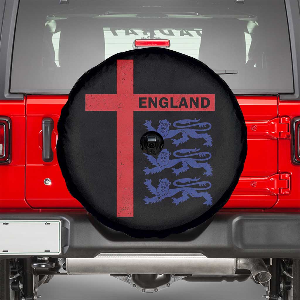 England Football St George Cross Three Lions Emblem Spare Tire Cover