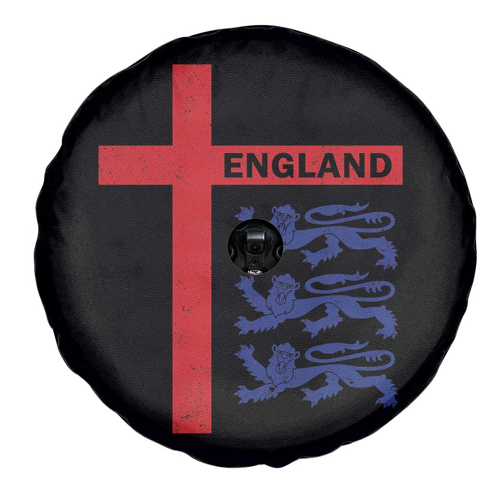 England Football St George Cross Three Lions Emblem Spare Tire Cover