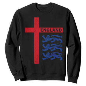 England Football St George Cross Three Lions Emblem Sweatshirt