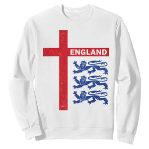 England Football St George Cross Three Lions Emblem Sweatshirt