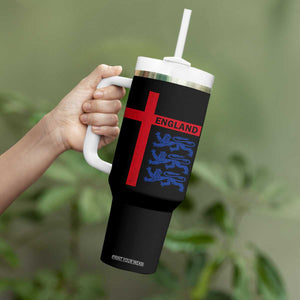 England Football St George Cross Three Lions Emblem Tumbler With Handle