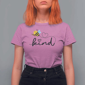 Positive Quote Bee T Shirt For Women Be Kind Pencil Back To School Bumblebee TS11 Azalea Print Your Wear