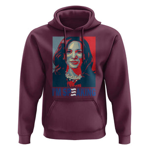 Funny Harris Hoodie I'm Speaking Quote Presidential Election TS11 Maroon Print Your Wear