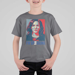 Funny Harris T Shirt For Kid I'm Speaking Quote Presidential Election TS11 Charcoal Print Your Wear