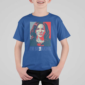 Funny Harris T Shirt For Kid I'm Speaking Quote Presidential Election TS11 Royal Blue Print Your Wear