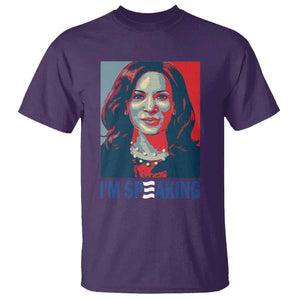 Funny Harris T Shirt I'm Speaking Quote Presidential Election TS11 Purple Print Your Wear