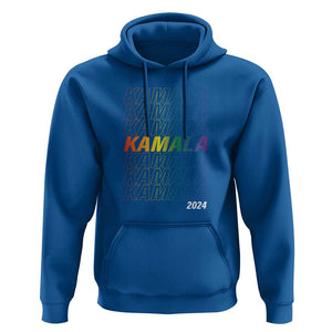 Kamala 2024 Hoodie LGBTQ Gay Pride Lesbian Flag TS11 Royal Blue Print Your Wear