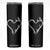 Fishing And Hunting Vintage Hook Antler Heart Skinny Tumbler TS11 Black Print Your Wear