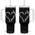 Fishing And Hunting Vintage Hook Antler Heart Tumbler With Handle TS11 One Size: 40 oz Black Print Your Wear