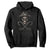 Funny Pirate Fishing Lover Hoodie Vintage Pirate Skull Hooks Fishing TS11 Black Print Your Wear