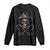 Funny Pirate Fishing Lover Long Sleeve Shirt Vintage Pirate Skull Hooks Fishing TS11 Black Print Your Wear