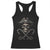 Funny Pirate Fishing Lover Racerback Tank Top Vintage Pirate Skull Hooks Fishing - Print Your Wear