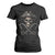 Funny Pirate Fishing Lover T Shirt For Women Vintage Pirate Skull Hooks Fishing TS11 Black Print Your Wear