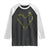 Fishing And Hunting Vintage Camo Hook Antler Heart Raglan Shirt TS11 Black White Print Your Wear