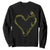 Fishing And Hunting Vintage Camo Hook Antler Heart Sweatshirt - Print Your Wear