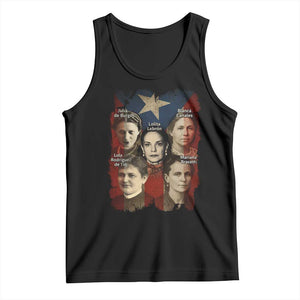 Puerto Rican Heroines Tank Top Boricua Julia Lolita Blanca Mariana Lola Puerto Rico Flag TS11 Black Print Your Wear
