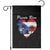 Puerto Rico Garden Flag Boricua Coqui Frog Vintage Puerto Rican Flag TS11 Black Print Your Wear
