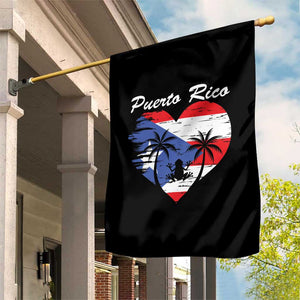 Puerto Rico Garden Flag Boricua Coqui Frog Vintage Puerto Rican Flag TS11 Print Your Wear