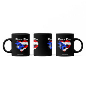 Puerto Rico Coffee Mug Boricua Coqui Frog Vintage Puerto Rican Flag TS11 Print Your Wear