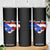 Puerto Rico Skinny Tumbler Boricua Coqui Frog Vintage Puerto Rican Flag TS11 Print Your Wear