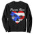 Puerto Rico Sweatshirt Boricua Coqui Frog Vintage Puerto Rican Flag TS11 Black Print Your Wear