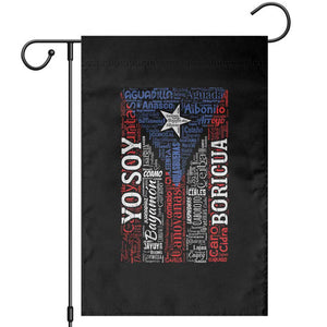Puerto Rican Flag Puerto Rico Towns And Cities Garden Flag TS11 Black Print Your Wear