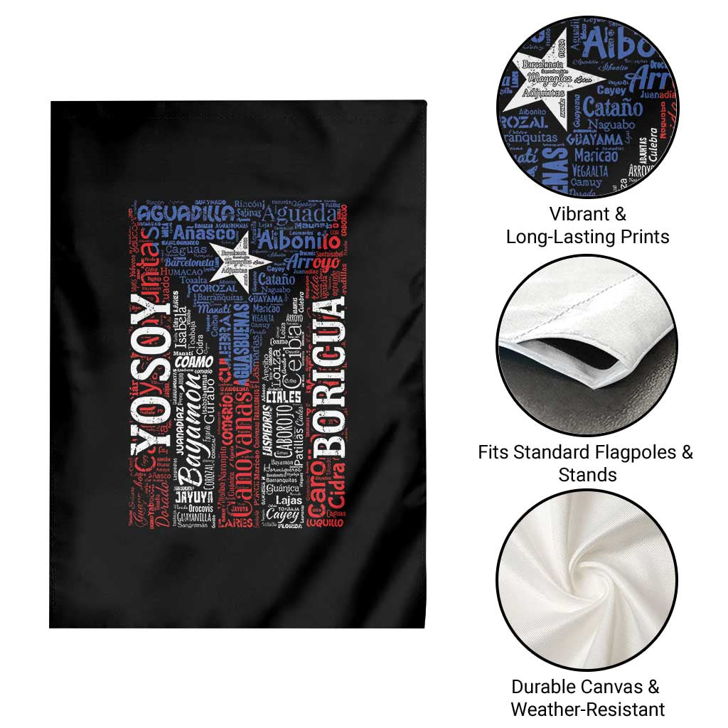 Puerto Rican Flag Puerto Rico Towns And Cities Garden Flag TS11 Print Your Wear