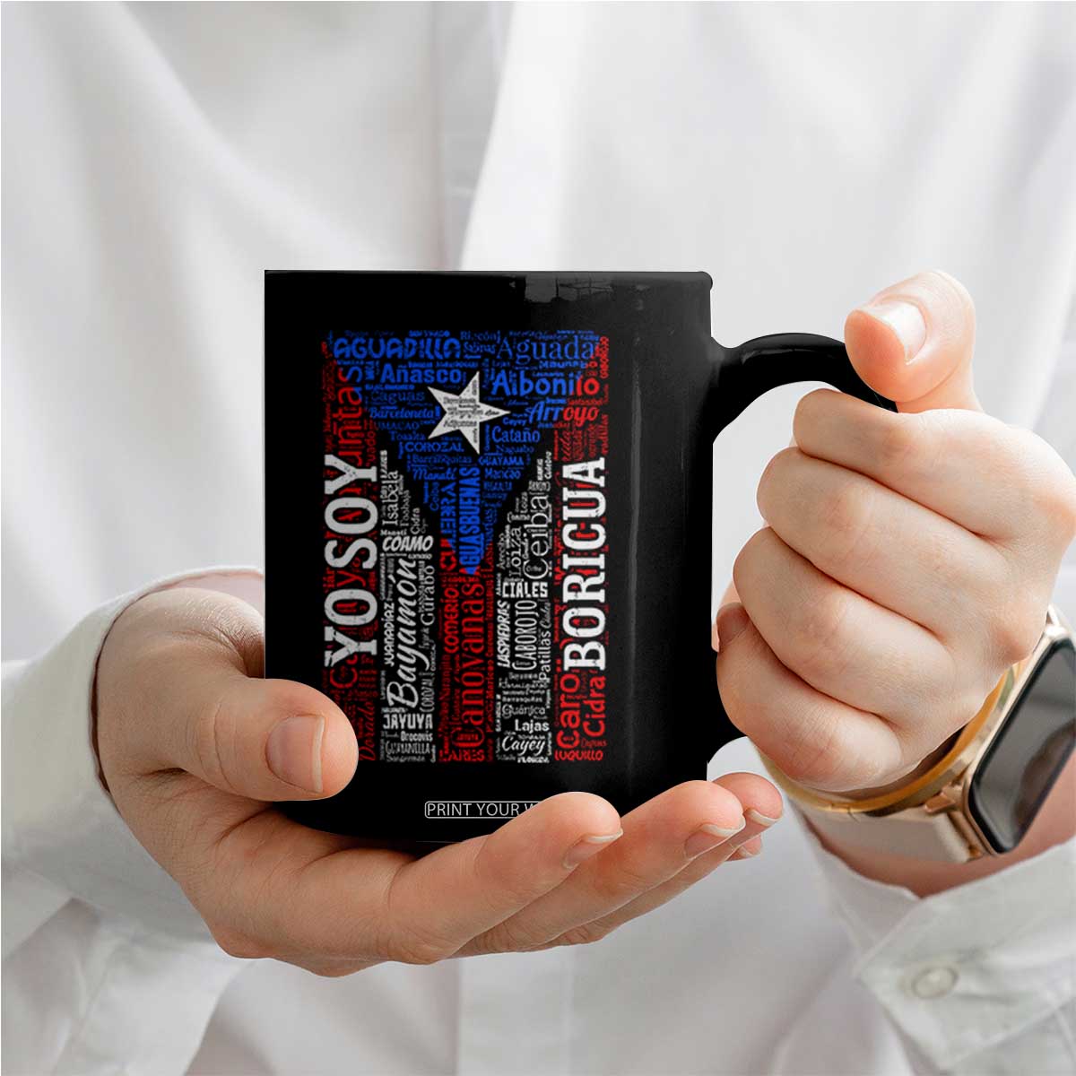 Puerto Rican Flag Puerto Rico Towns And Cities Coffee Mug TS11 Print Your Wear