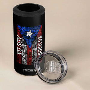 Puerto Rican Flag Puerto Rico Towns And Cities 4 in 1 Can Cooler Tumbler TS11 Print Your Wear