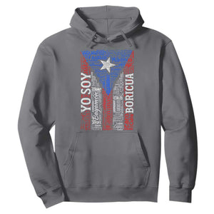 Puerto Rican Flag Puerto Rico Towns And Cities Hoodie TS11 Charcoal Print Your Wear