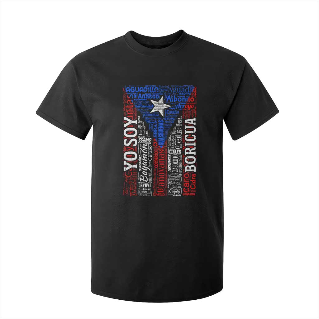 Puerto Rican Flag Puerto Rico Towns And Cities T Shirt For Kid TS11 Black Print Your Wear