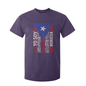 Puerto Rican Flag Puerto Rico Towns And Cities T Shirt For Kid TS11 Purple Print Your Wear
