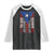 Puerto Rican Flag Puerto Rico Towns And Cities Raglan Shirt TS11 Black White Print Your Wear