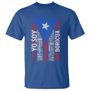 Puerto Rican Flag Puerto Rico Towns And Cities T Shirt TS11 Royal Blue Print Your Wear