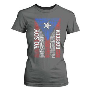 Puerto Rican Flag Puerto Rico Towns And Cities T Shirt For Women TS11 Dark Heather Print Your Wear