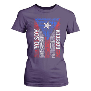Puerto Rican Flag Puerto Rico Towns And Cities T Shirt For Women TS11 Purple Print Your Wear